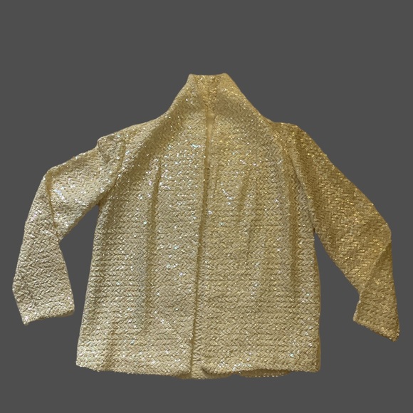 Party Jacket, sparkly white sequins! - Picture 1 of 2